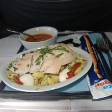 機内食（チキン）ビジネスクラス