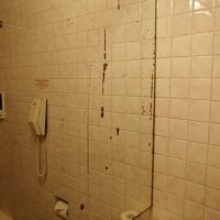 鏡が湿気のため腐食が進んでいます