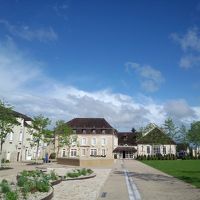 目の前の広場からの写真