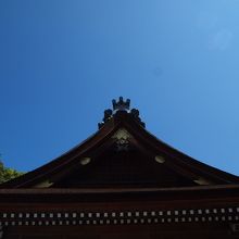 出雲大神宮の拝殿の屋根です