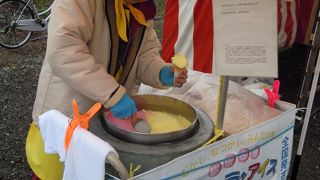 秋田各地でよくみかけるのが名物「ババヘラアイス」～秋田県内～