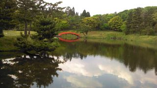 銀閣寺の善阿弥の作った名庭園。水面に映る景色も絶景