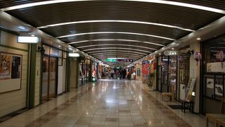 松山では唯一の地下街