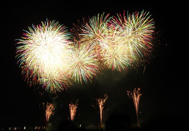 松戸花火大会 「みんなであげる夢花火」