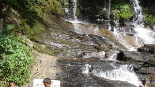 夏には流しそうめんが楽しめます