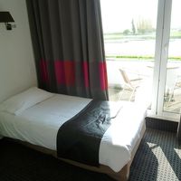 西日がまぶしい