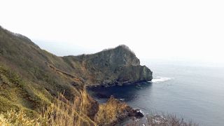 地球岬のついでに金屏風