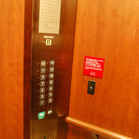 ルームキーを翳すと、お部屋の階に行けました