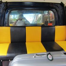 帰りに乗った軽トラタクシー