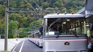 扇沢から黒部ダムまで