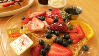 ホノルルから少し離れた場所にあるパンケーキがおいしいお店