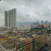 貧富の差が見える街並みが見下ろせます