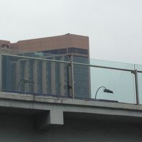 ホテルの窓からはシンセン河が見える