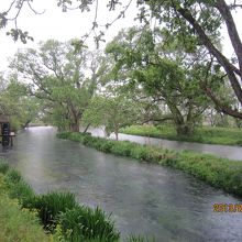 「水車小屋」と蓼川（たてがわ）と万水川（よろずいがわ）