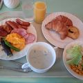 バイキングの朝食は満足です！
