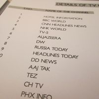 受信チャンネル。アラブとかロシアとか新鮮。