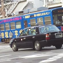 色んな色の車両があります