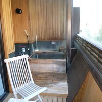 風呂は露天のみです。