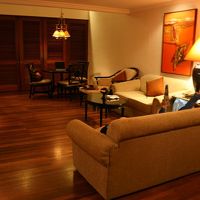 シンガラシャスイート部屋の様子（１F）