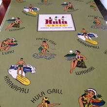 メニューも可愛いでしょ