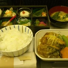 ビジネスの和食です