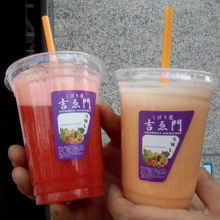 吉ゑ門のジュース