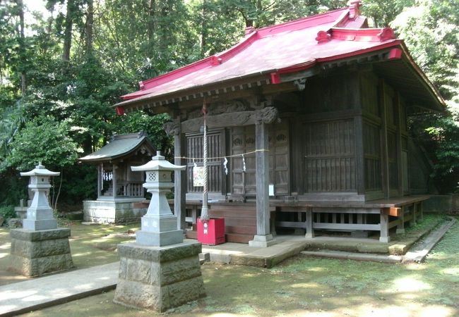 高層マンションの中の鎮守の杜