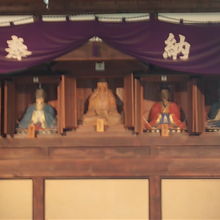 孔子廟には孔子を始めとした五聖人が並んでいらっしゃいました