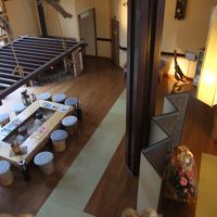 囲炉裏のある共同スペース