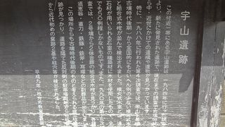 図書館の敷地内に案内板