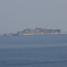 野母崎から見る軍艦島