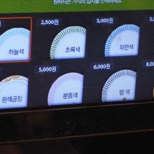 フードコート回転寿司値段表