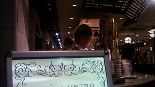 パリを感じさせる場所。