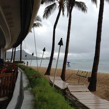 雨でしたので残念でしたが、晴れていたらダイヤモンド・ヘッドが
