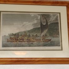 壁には昔の写真がありました。