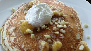 海を見ながらの朝食
