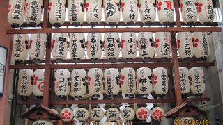 【錦市場】の東の突き当たりにある天満宮です