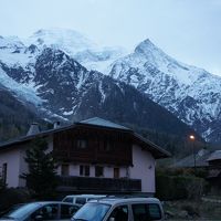 後ろはモンブラン