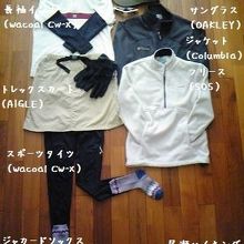 ６月上旬の服装コーディネート　レインウェアも忘れずにね