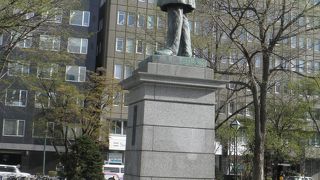 ケプロンの北海道開拓の業績を伝えるために建てられた立像