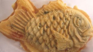 あんこたっぷりのたい焼きさんです