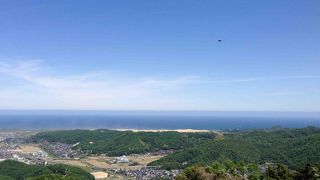鳥取城山上ノ丸からの眺めは最高