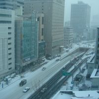 ホテルの部屋からの眺め