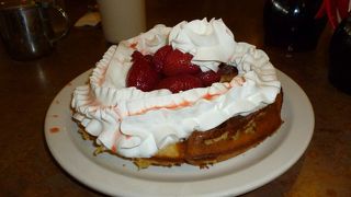 ワッフルがかわいくておいしい