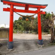 泊高校裏の琉球八社の神社