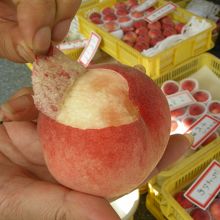 桃はおいしかった