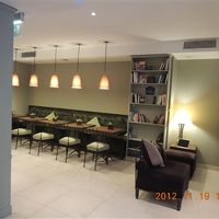 フロントからすぐに朝食開場