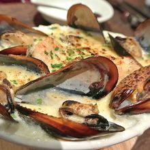 シーフードグラタン