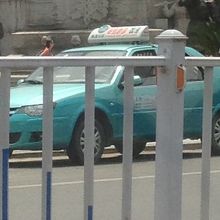 兵馬俑付近のタクシー