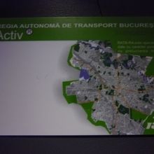 ICカード。3.7RON。